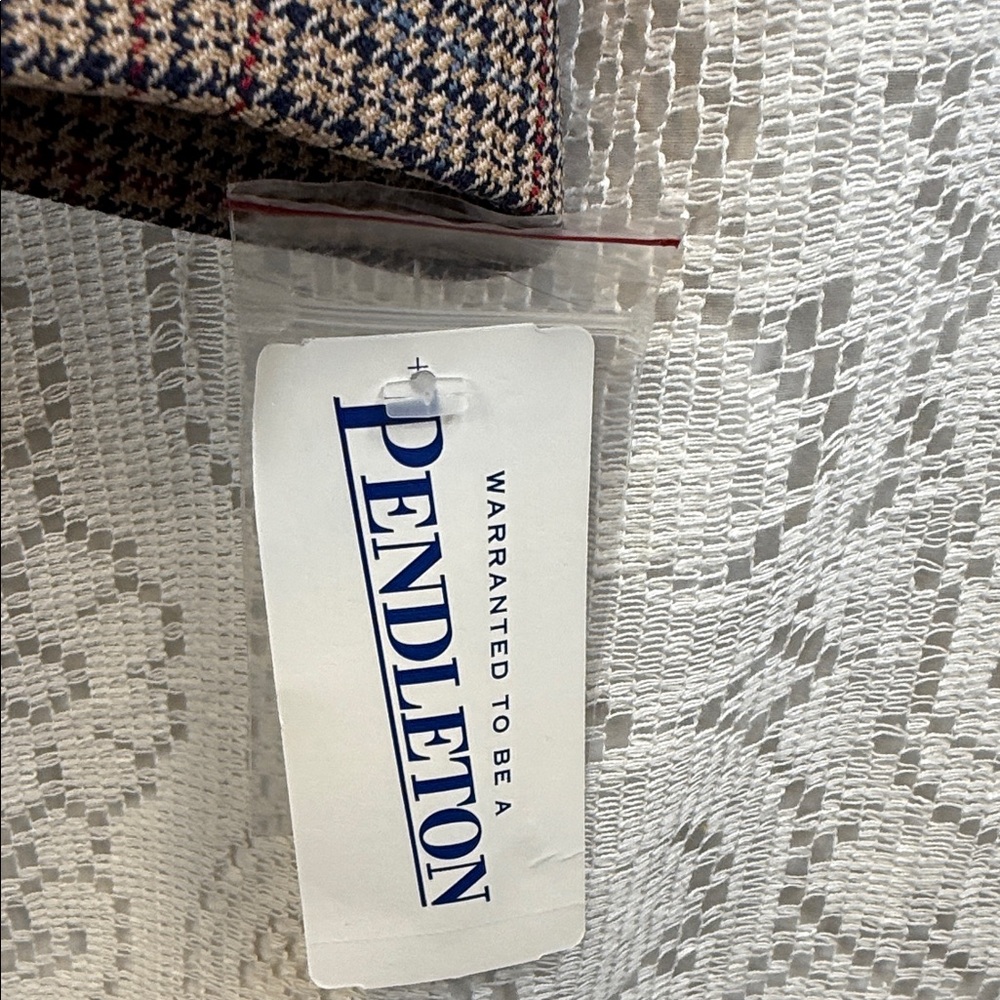 NWT Pendleton 100% Virgin Wool Houndstooth Blazer… - image 6